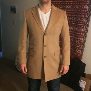Camel men’s overcoat